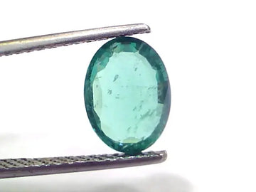 2.38 Ct GII Certified Untreated Natural Zambian Emerald Gems AAAAA