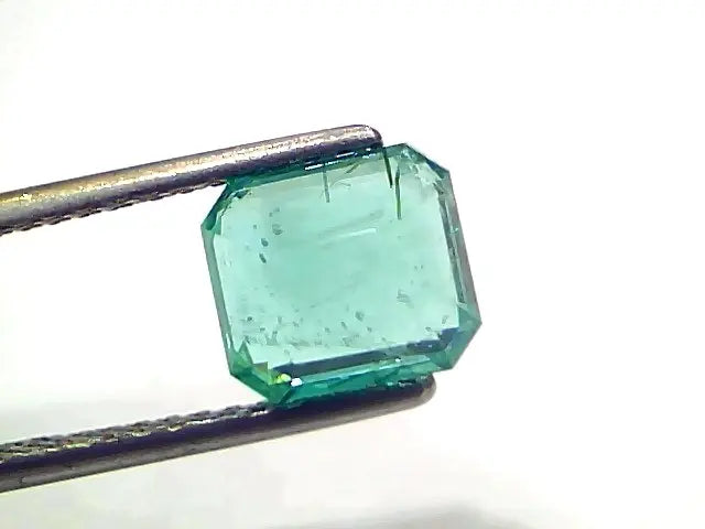 2.38 Ct IGI Certified Untreated Natural Zambian Emerald Gemstone AAA
