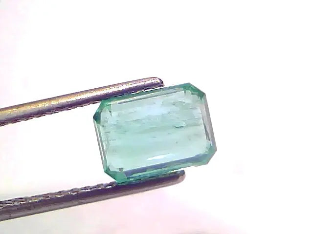 2.38 Ct GII Certified Untreated Natural Zambian Emerald Gemstone