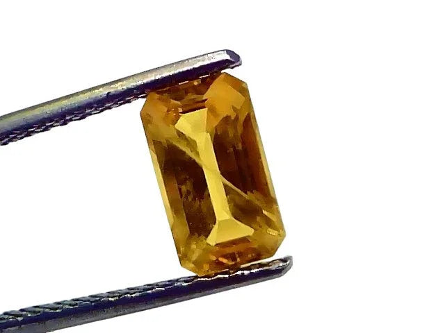 2.38 Ct Natural Yellow Sapphire Pukhraj Jupiter Gemstone (Heated) - Venus Gems