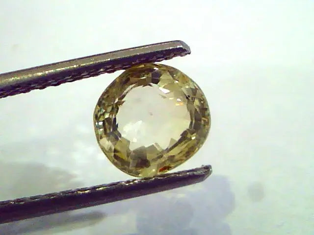 2.37 Ct Unheated Untreated Natural Ceylon Yellow Sapphire Gems