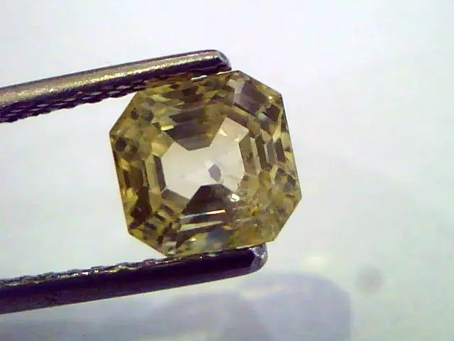 2.38 Ct Unheated Untreated Natural Ceylon Yellow Sapphire/Pukhraj