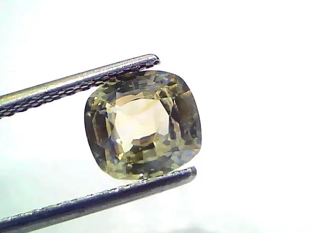 2.38 Ct Certified Unheated Untreated Natural Ceylon Yellow Sapphire Gems