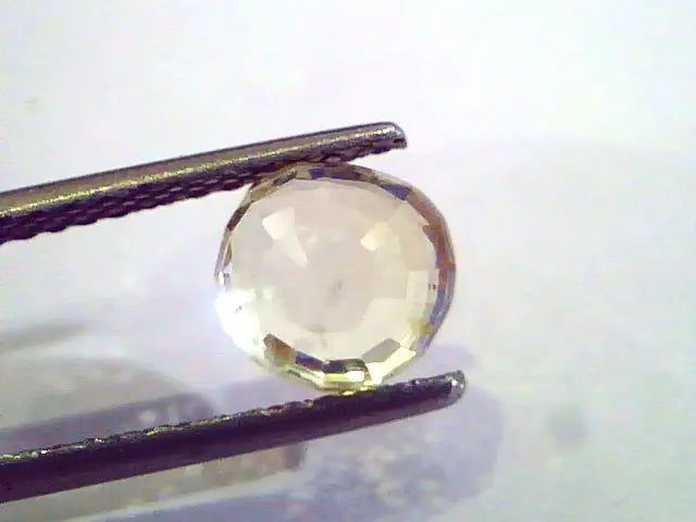 2.37 Ct Unheated Untreated Natural Ceylon Yellow Sapphire Gems
