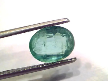 2.40 Ct Untreated Natural Zambian Emerald Gemstone Panna Gems
