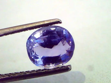2.40 Ct Unheated Untreated Natural Ceylon Blue Sapphire Neelam AA