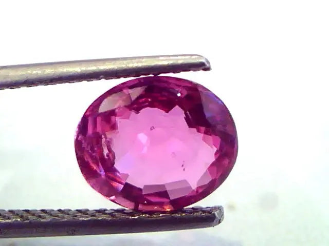2.39 Ct IGI Certified Unheated Untreated Natural Pinkish Ruby **RARE**