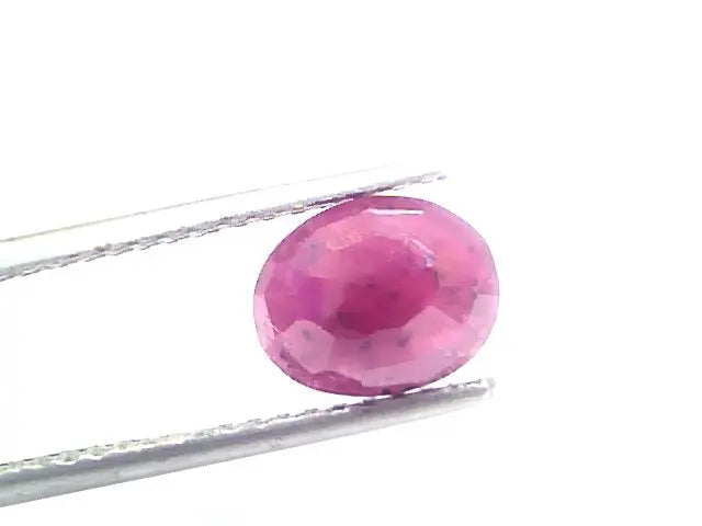 2.43 Ct Certified Unheated Untreated Natural New Burma Ruby