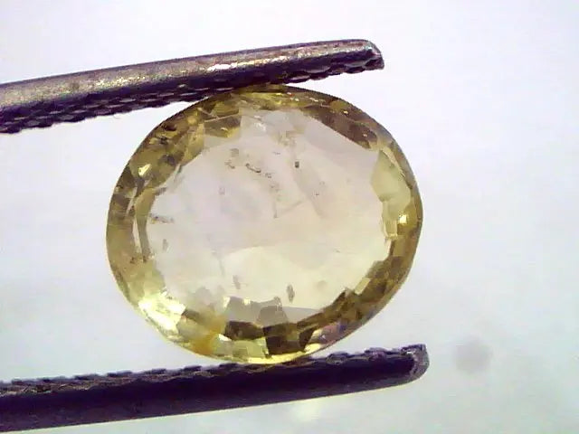 2.42 Ct Unheated Untreted Natural Ceylon Yellow sapphire/Pukhraj