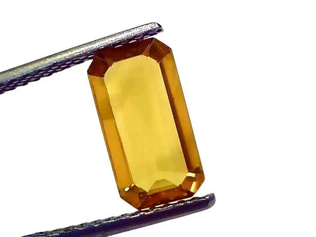 2.40 Ct Natural Yellow Sapphire Pukhraj Jupiter Gemstone (Heated) - Venus Gems