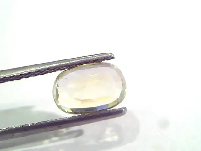 2.51 Ct Unheated Untreated Natural Ceylon Yellow Sapphire Pukhraj