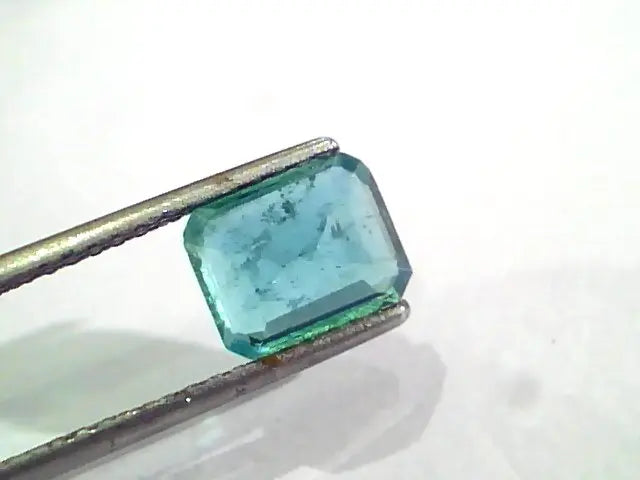 2.46 Ct Untreated Natural Zambian Emerald Gemstone Panna AAA