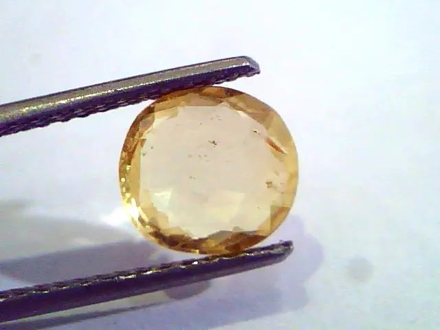 2.41 Ct Unheated Untreated Natural Ceylon Yellow Sapphire Gems