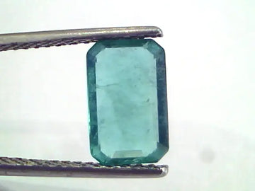 2.42 Ct Untreated Natural Zambian Emerald Gemstone Panna Gems