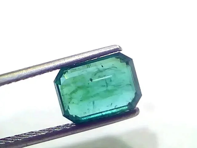 2.42 Ct IGI Certified Untreated Natural Zambian Emerald Gemstone - Venus Gems