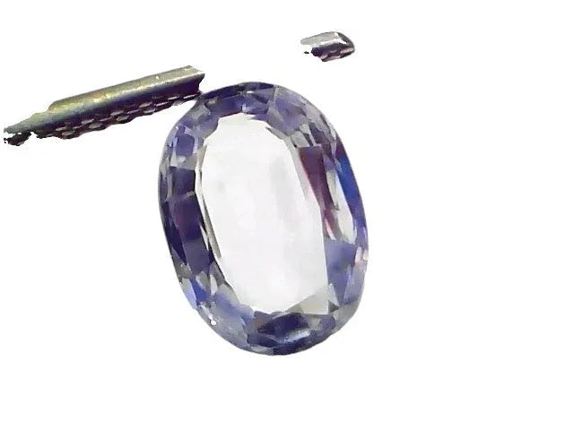 2.42 Ct GII Certified Unheated Untreated Natural Ceylon White Sapphire AAA - Venus Gems