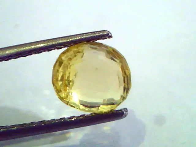 2.44 Ct Unheated Untreated Natural Ceylon Yellow Sapphire Gems