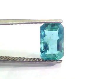 2.43 Ct Untreated Natural Zambian Emerald Gemstone Panna AAAAA