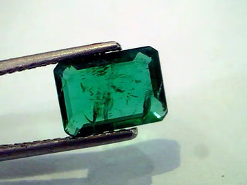 2.45 Ct Unheated Natural Zambian Emerald VVS Bright Green AAA