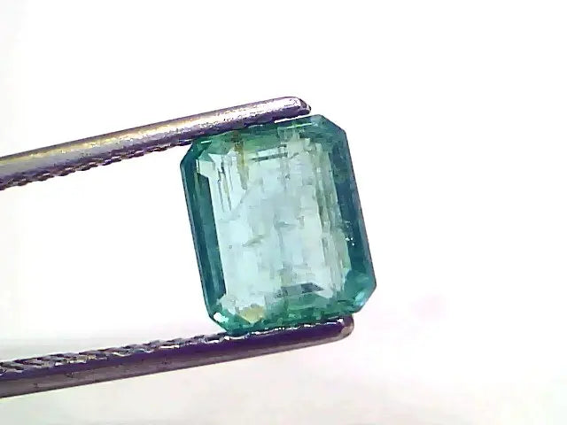 2.51 Ct Certified Untreated Natural Zambian Emerald Panna Gemstone