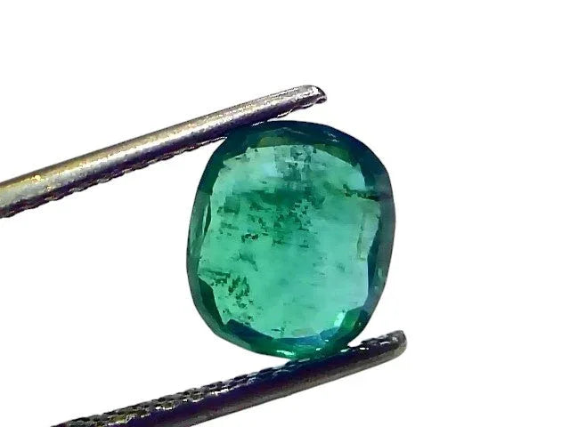 2.45 Ct GII Certified Untreated Natural Zambian Emerald Panna AAAA - Venus Gems