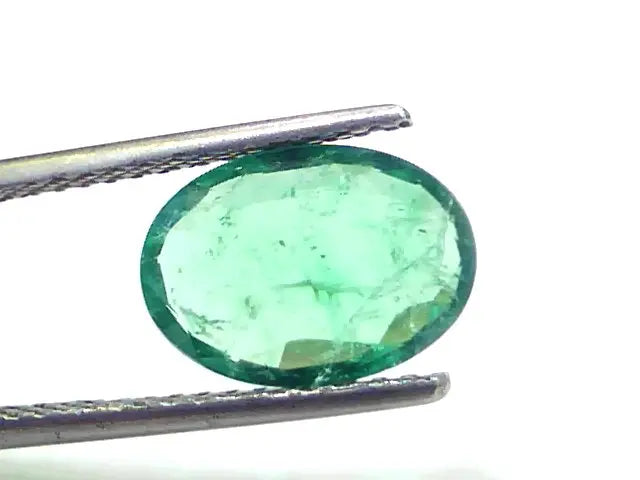 2.46 Ct GII Certified Untreated Natural Zambian Emerald Gems AAA