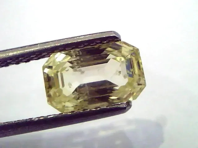 2.46 Ct Unheated Untreated Natural Ceylon Yellow Sapphire/Pukhraj - Venus Gems