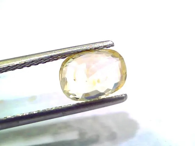 2.48 Ct Unheated Untreated Natural Ceylon Yellow Sapphire Gems