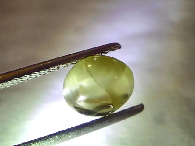 2.50 Ct Certified Untreated Natural Chrysoberyl Ceylon Cats Eye