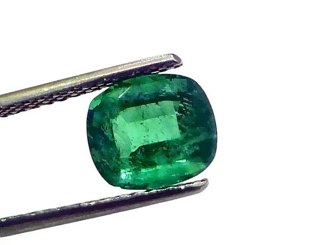 2.48 Ct GII Certified Untreated Natural Zambian Emerald Panna AAA - Venus Gems