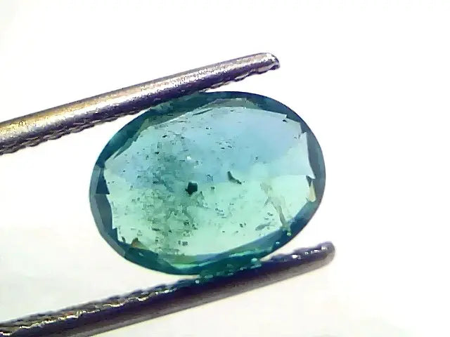 2.48 Ct GII Certified Untreated Natural Zambian Emerald Gemstones