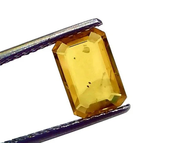 2.48 Ct Natural Yellow Sapphire Pukhraj Jupiter Gemstone (Heated) - Venus Gems