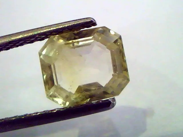 2.49 Ct Unheated Untreated Natural Ceylon Yellow Sapphire/Pukhraj