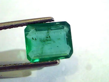 2.50 Ct Unheated Untreated Natural Zambian Emerald Gemstone AA