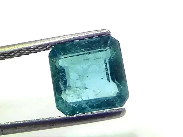 2.50 Ct GII Certified Untreated Natural Zambian Emerald Panna Gems - Venus Gems
