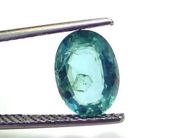 2.50 Ct GII Certified Untreated Natural Zambian Emerald Gems AAA