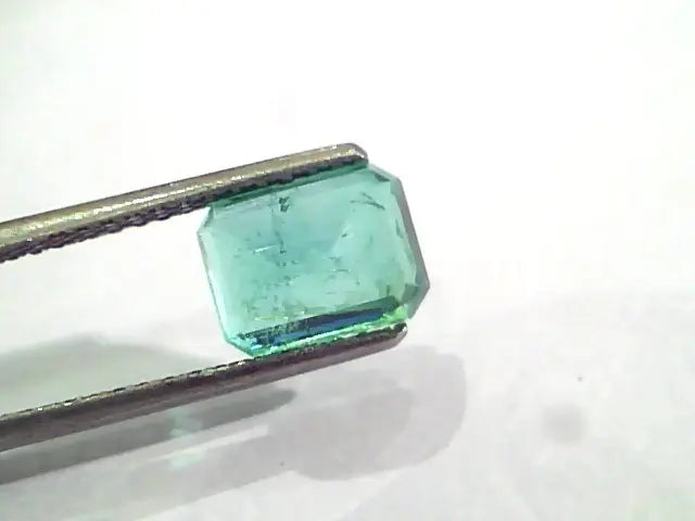 2.57 Ct Untreated Natural Zambian Emerald Gemstone Panna AAAAA