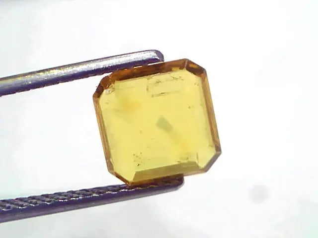 2.50 Ct Natural Yellow Sapphire Pukhraj Jupiter Gemstone (Heated)