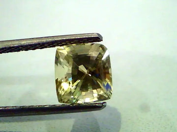2.47 Ct Unheated Untreated Natural Ceylon Yellow Sapphire Gems
