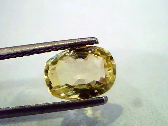2.51 Ct Unheated Untreated Natural Ceylon Yellow Sapphire Gems