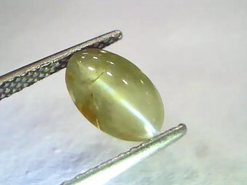 2.53 Ct Certified Untreated Natural Chrysoberyl Cats Eye,Lehsunia