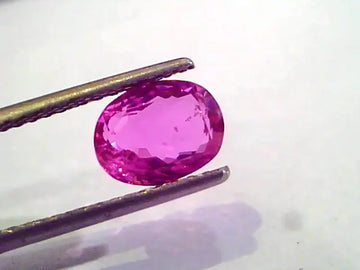 2.52 Ct Certified Unheated Untreated Natural Madagaskar Ruby