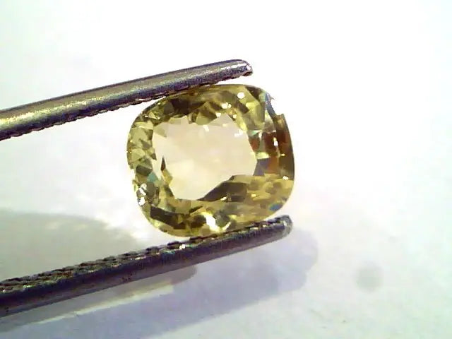 2.51 Ct Unheated Untreated Natural Ceylon Yellow Sapphire Gems
