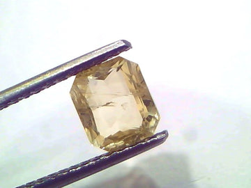 2.51 Ct Certified Unheated Natural Ceylon Yellow Sapphire Pukhraj – 2.75 Ratti
