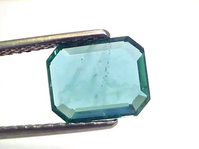 2.52 Ct GII Certified Untreated Natural Zambian Emerald Gemstone Panna AA