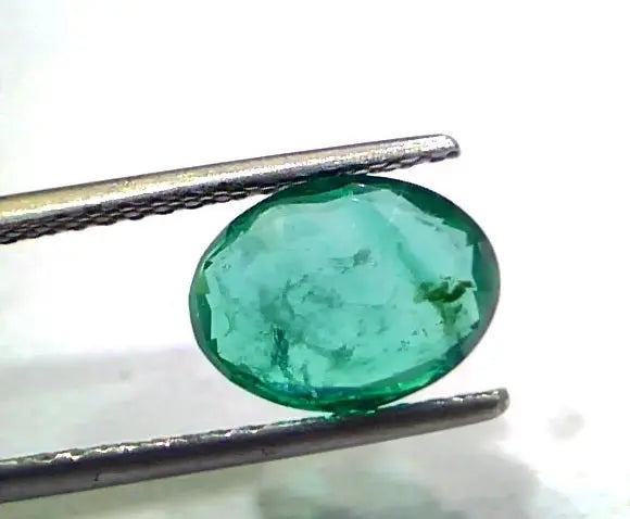 2.52 Ct Untreated Natural Zambian Emerald Gemstone Panna Gems AAAAA