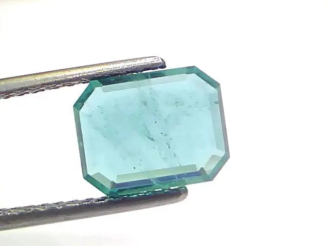 2.52 Ct GII Certified Untreated Natural Zambian Emerald Gemstone Panna AA