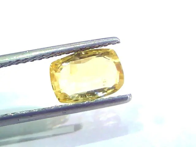 2.55 Ct Unheated Untreated Natural Ceylon Yellow Sapphire Pukhraj