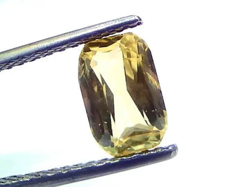 2.52 Ct Gii Certified Unheated Untreated Natural Ceylon Yellow Sapphire AAA