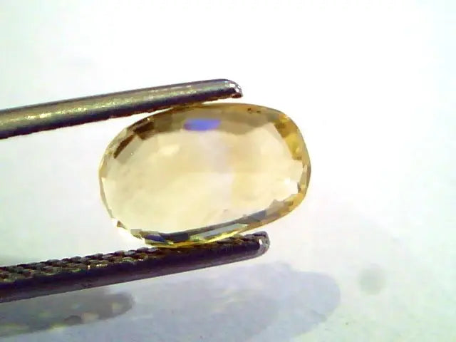 2.52 Ct Unheated Untreated Natural Ceylon Yellow Sapphire Gems